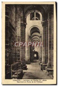 Postcard From Old Conques Interior & # 39Eglise Low rating and door forum