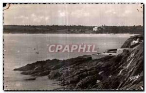 Postcard Old Port Saint Cast Guard and Pen Guen Beach