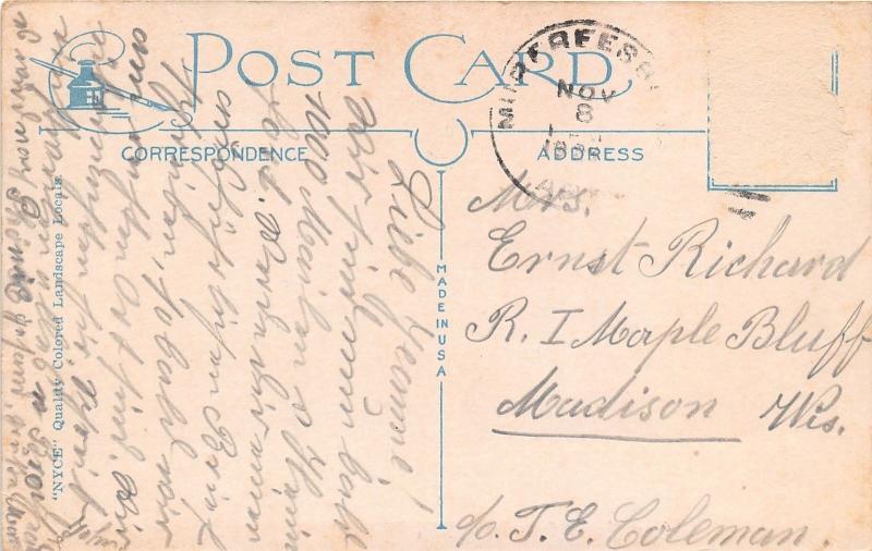 Murfreesboro Arkansas~Idyllic Scene Along Stream~1920s Postcard