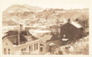 Postcard Aerial View Rondout Creek New York