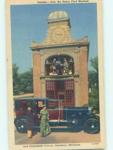 Linen ANTIQUE 1914 DAIMLER CAR AT HENRY FORD MUSEUM Dearborn Michigan MI hr1430