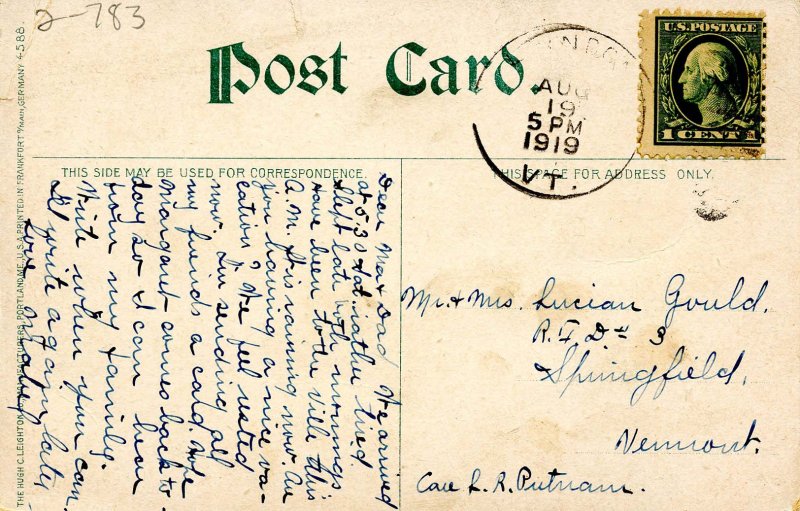 VT - Lyndonville. Electric Light Station and Falls