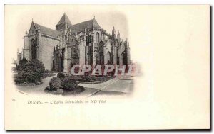 Old Postcard Dinan L & # 39Eglise Saint Malo