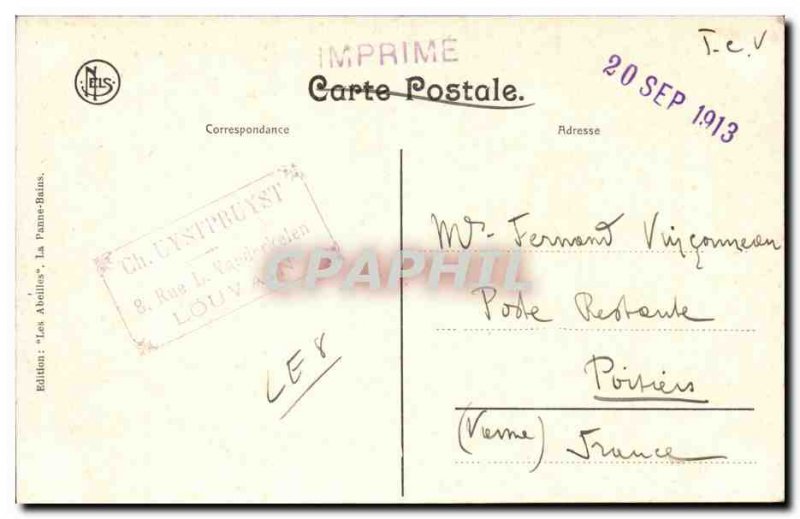 Belgie Belgium Fisherman shrimp Old Postcard TOP