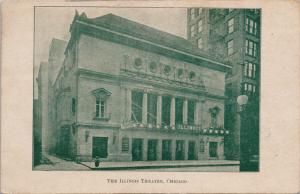 The Illinois Theatre Chicago IL c1908 Postcard D82