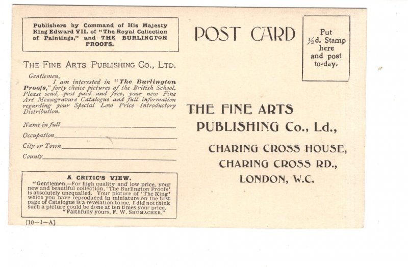 Advertising, Burlington Proofs Fine Art Catalogue London, England