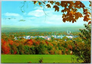 Beautiful Valley Second Largest City Rutland Vermont Lakes Country Club Postcard