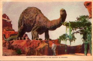 1933 Chicago World's Fair Sinclairs Dinosaur Exhibit