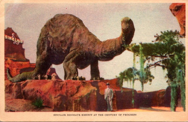 1933 Chicago World's Fair Sinclairs Dinosaur Exhibit