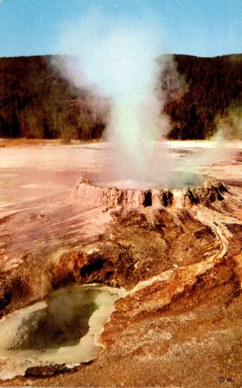 Yellowstone National Park Punchbowl Spring Upper Geyser Basin