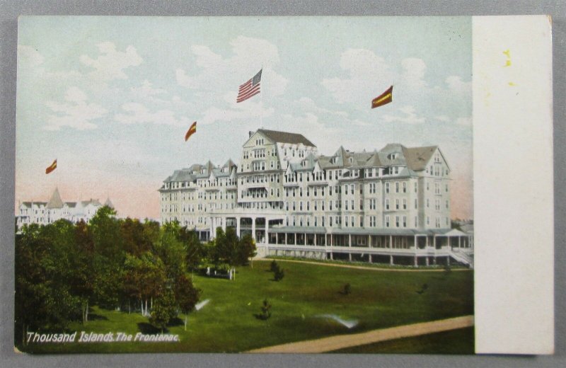 The Frontenac, Thousand Islands, NY Early UDB Postcard (#6015)