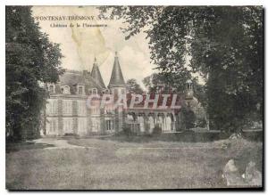 Old Postcard Fontenay Tresigny S and M Castle Plumasserie