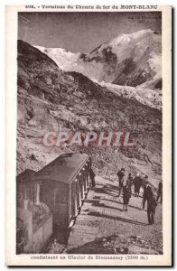 Chamonix - Terminus Railway Iron Mont Blanc - Old Postcard