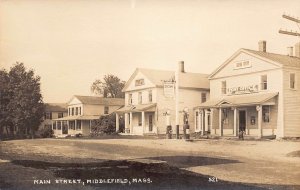 LP71  MIDDLEFIELD  Massachusetts RPPC Postcard Main St. Post Office