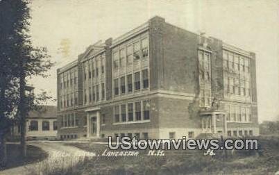 Real Photo - High School, Lancaster in Lancaster, New Hampshire