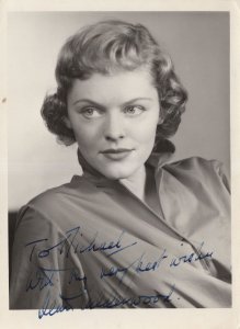 Diane Calderwood 1960s Film TV Actress Hand Signed Photo