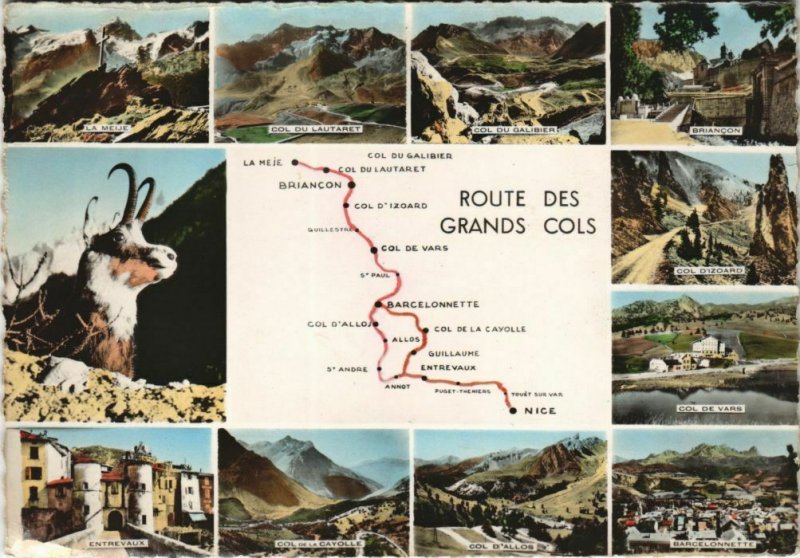 CPM Route des Grands Cols - Map - Scenes 1205973