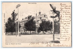 1904 Capitol Souvenir Exterior Building Boise Idaho ID Vintage Antique Postcard