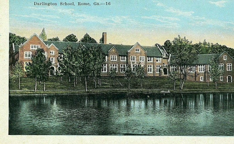 Postcard Early Aerial View od Darlington School for Boys in Rome, GA.         R1