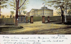 U.S Arsenal, Springfield, Mass., Very Early Postcard, With Message Written 1909