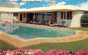 Bob Hope's Palm Springs Home Home and Swimming Pool Palm Springs, California USA