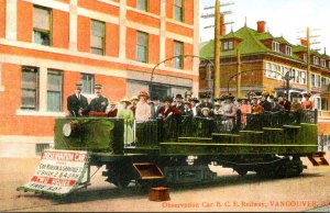 Canada Vancouver Open Air Observation Car