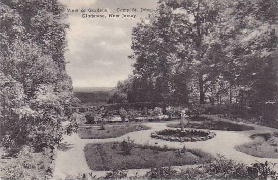 New Jersey Gladstone View Of Gardens Camp Saint  John Albertype