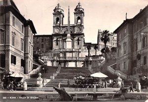Plazza di Spagna Roma Italy 1952 