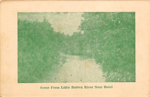 Beula Villa Hotel Seen from little Baron River near hotel Sulphur Well KY