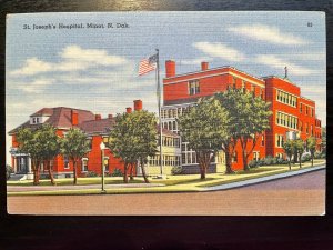 Vintage Postcard St. Joseph's Hospital Monot South Dakota