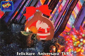 US4429 Felicitare Anviersara TVR Happy New Year Santa Claus romania