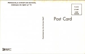 Pensacola Christian School Unposted Vintage Florida Postcard 