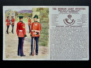 History & Tradition THE DURHAM LIGHT INFANTRY 1914 Postcard Gale & Polden No.92e