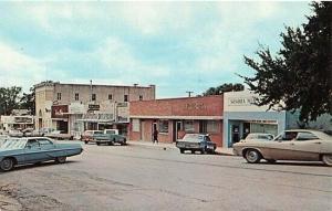 TX, Sonora, Texas, Street Scene, 1970s Cars, Walcott & Sons No. S-79422