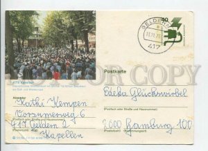 449664 GERMANY 1976 year Kevelaer real posted Geldern POSTAL stationery postcard