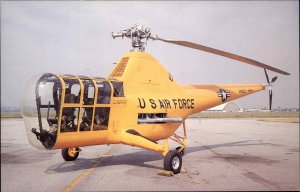 US Air Force Sikorsky YH-5A HELICOPTER Old Postcard