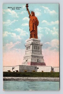 Statue of Liberty New York City NY NYC UNP Unused DB  Postcard K14