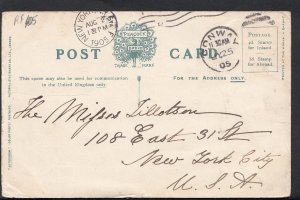 Family History Postcard - Tilloston or Lillotson - New York City, America RF405