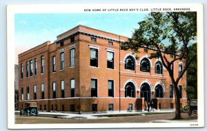 LITTLE ROCK, AR Arkansas ~ New Home Little Rock BOY'S CLUB c1920s Car Postcard