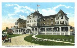 Hotel Ausable - Ausable Chasm, New York NY Postcard