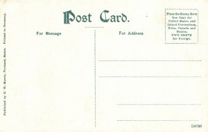 Vintage Postcard 1910's View of Post Office Building Portland Maine ME