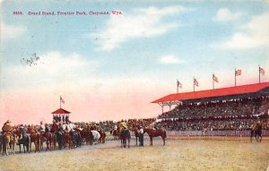 Grand Stand, Frontier Park Cowboy Cheyenne, Wyoming, USA 1909 