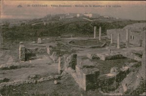 B577 Tunisia Carthage villas romaines