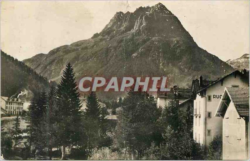 Postcard Modern Vallorcine Haute Savoie Deep Reds Needles