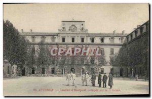 Postcard Old Army Barracks Avignon d & # 39Hautpoul occupied by the 7th Genie