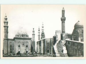 old rppc MOSQUE-MADRASSA OF SULTAN HASSAN Cairo Egypt i2376