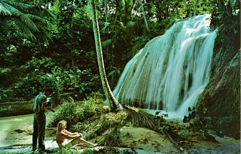 JAMAICA   PC1702 TYPICAL JAMAICAN WATERFALL