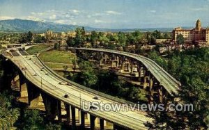 Arroyo Seco, Co Street Bridge - Pasadena, California CA  