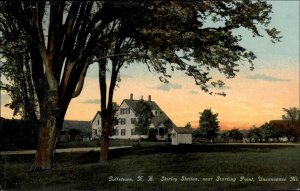 Goffstown New Hampshire NH Shirley Station Vintage c1910 Postcard