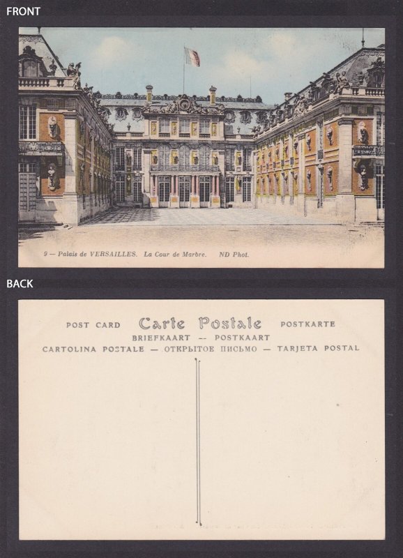 FRANCE, Postcard, Versailles, The Marble Court